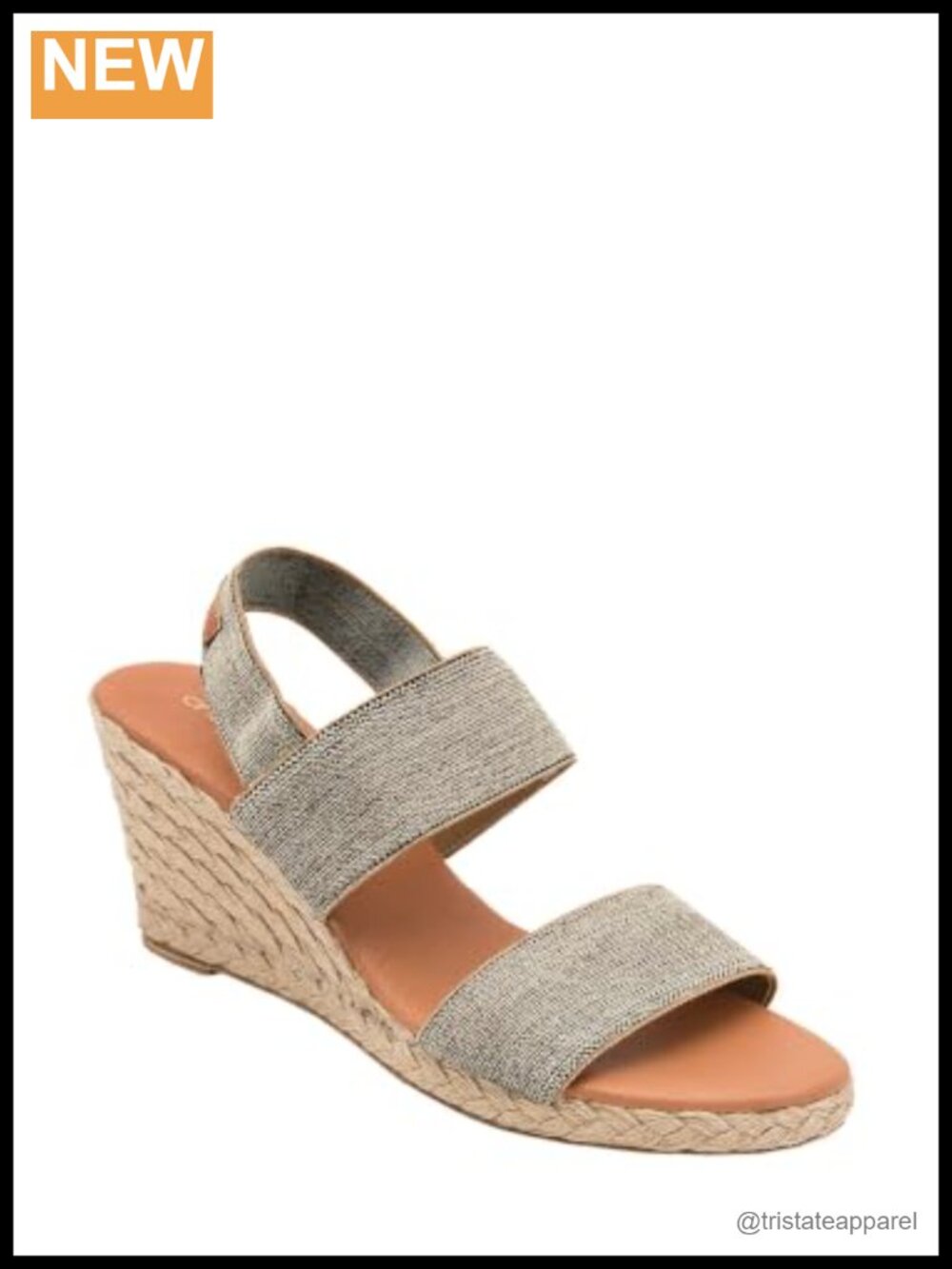 Handmade Espadrille Wedge Sandals Slingback Open Toe Slip On